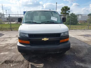 2020 Chevrolet Express Cargo Van with VIN 1GCWGBFP7L1149607, listed as a IAAI auction lot 41519575 with 82,940 mi miles. Bid and sale history available at carsss.com. Image 12.