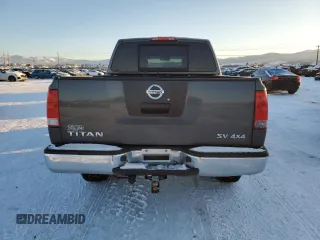 2012 Nissan Titan S with VIN 1N6AA0EJ4CN313589, listed as a Copart auction lot 42149675 with 187,313 mi miles and Salvage Title. Bid and sale history available at carsss.com. Image 6.