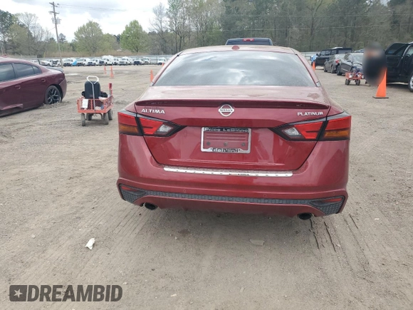 2019 Nissan Altima 2.5 Platinum with VIN 1N4BL4FV1KC156064, listed as a Copart auction lot 49716295 with 92,319 mi miles and Salvage Title. Bid and sale history available at carsss.com. Image 6.