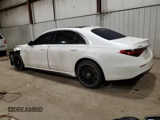 2022 Mercedes-Benz S-Class S 500 with VIN W1K6G6DB9NA136980, listed as a Copart auction lot 86716354 with 0 mi miles and Salvage Title. Bid and sale history available at carsss.com. Image 2.