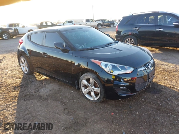 2013 Hyundai Veloster w/Gray Int with VIN KMHTC6AD8DU175342, listed as a IAAI auction lot 41423246 with 1 mi miles. Bid and sale history available at carsss.com. Image 1.
