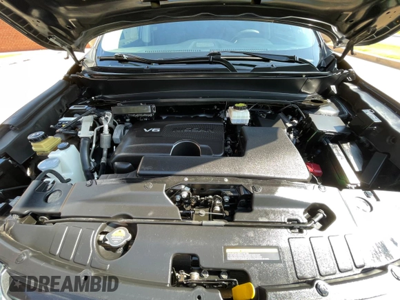 2019 Nissan Pathfinder SL z VIN 5N1DR2MN3KC597635, wystawiony jako Copart lot #64610865 z przebiegiem 106 772 mil mil oraz Czysty tytuł • Clean title. Historia ofert i sprzedaży dostępna na DreamBid. Obrazek 7.