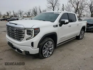 2022 GMC Sierra 1500 with VIN 3GTUUGET7NG527571, listed as a Copart auction lot 84664684 with 43,336 mi miles and Salvage Title. Bid and sale history available at DreamBid. Image 1.