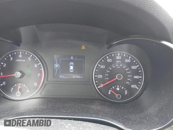 2016 Kia Optima LX with VIN 5XXGT4L34GG083587, listed as a IAAI auction lot 42273240 with 87,286 mi miles and . Bid and sale history available at DreamBid. Image 7.