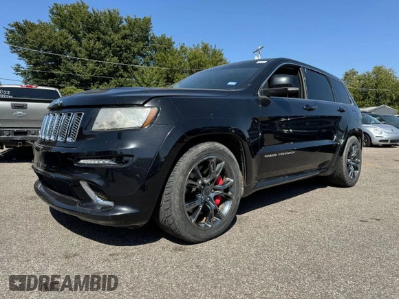 2012 Jeep Grand Cherokee SRT8 with VIN 1C4RJFDJ2CC111226, listed as a Copart auction lot 74449424 with 113,515 mi miles and Clean Title. Bid and sale history available at carsss.com. Image 2.