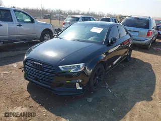2018 Audi A3 Sedan Premium with VIN WAUB8GFF8J1022942, listed as a IAAI auction lot 41779591 with NaN miles. Bid and sale history available at carsss.com. Image 17.