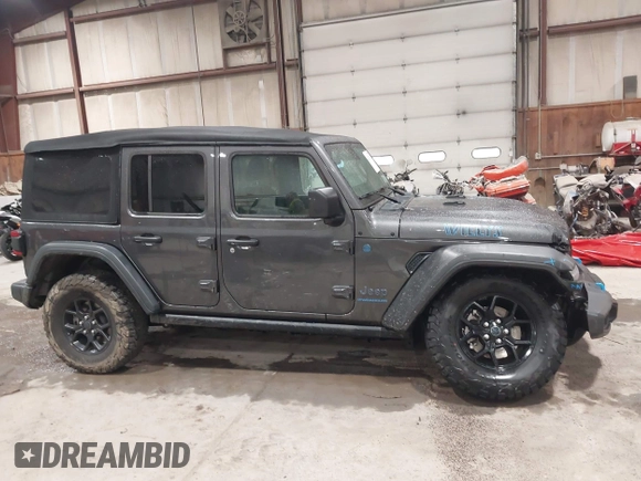 2024 Jeep Wrangler Sport S with VIN 1C4RJXN64RW162895, listed as a IAAI auction lot 42217515 with 8,442 mi miles and . Bid and sale history available at DreamBid. Image 13.