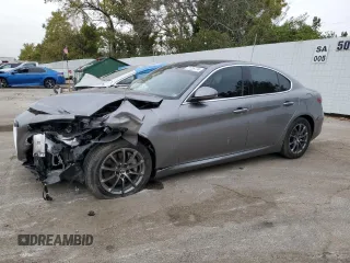 2018 Alfa Romeo Giulia with VIN ZARFAEDN4J7575713, listed as a Copart auction lot 71226774 with 0 mi miles and Salvage Title. Bid and sale history available at carsss.com. Image 1.