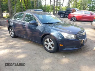 2014 Chevrolet Cruze 1LT with VIN 1G1PC5SB1E7288975, listed as a IAAI auction lot 42686178 with 151,912 mi miles and . Bid and sale history available at DreamBid. Image 1.
