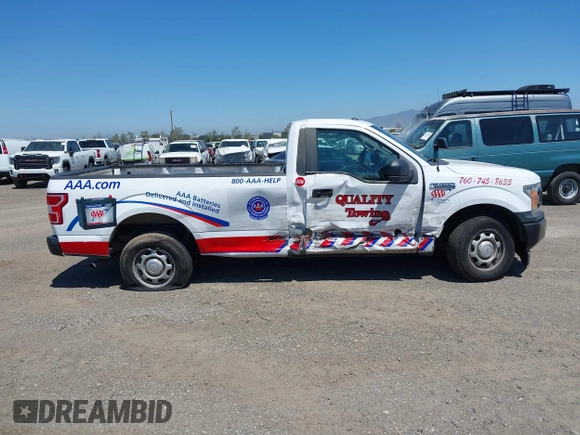 2019 Ford F-150 XL with VIN 1FTMF1CB3KKC86887, listed as a IAAI auction lot 42018920 with 88,479 mi miles. Bid and sale history available at carsss.com. Image 13.