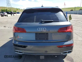 2018 Audi SQ5 Premium Plus with VIN WA1A4AFY4J2186279, listed as a Copart auction lot 58123064 with 62,572 mi miles and Salvage Title. Bid and sale history available at DreamBid. Image 6.