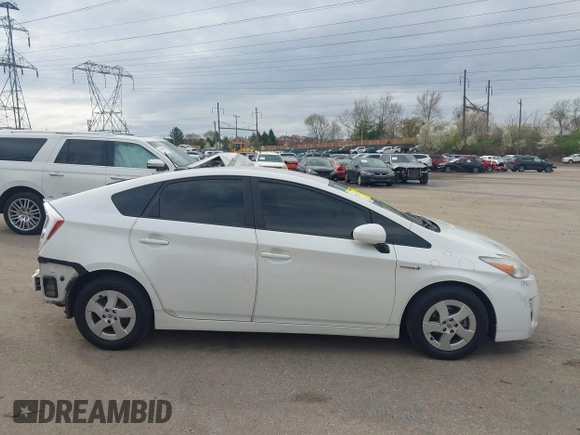 2011 Toyota Prius I with VIN JTDKN3DU3B0266401, listed as a IAAI auction lot 41951276 with 222,102 mi miles and . Bid and sale history available at DreamBid. Image 13.