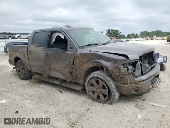 2014 Ford F-150 XL with VIN 1FTFW1ET4EFC54428, listed as a Copart auction lot 60345545 with 116,362 mi miles and Salvage title. Bid and sale history available at DreamBid. Image 4.