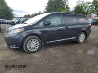 2015 Toyota Sienna Limited with VIN 5TDDK3DC4FS110637, listed as a Copart auction lot 55536225 with 77,062 mi miles and Clean Title. Bid and sale history available at DreamBid. Image 1.