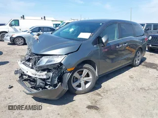 2018 Honda Odyssey EX-L with VIN 5FNRL6H76JB074903, listed as a IAAI auction lot 41834327 with 133,250 mi miles. Bid and sale history available at carsss.com. Image 18.