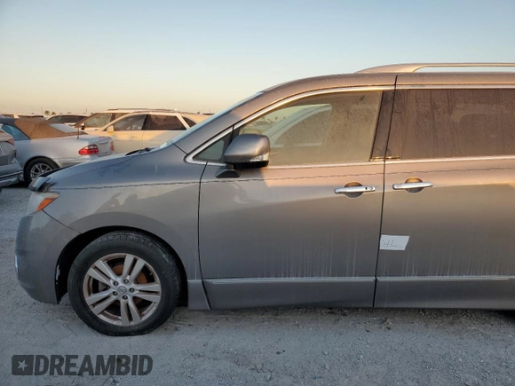 2012 Nissan Quest LE z VIN JN8AE2KP2C9041598, wystawiony jako Copart lot #58874165 z przebiegiem 99 735 mil mil oraz Nie do naprawy • Non repairable. Historia ofert i sprzedaży dostępna na DreamBid. Obrazek 13.