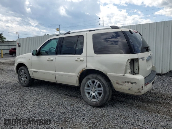 2007 Mercury Mountaineer Premier with VIN 4M2EU48E17UJ04785, listed as a Copart auction lot 61653585 with 146,980 mi miles and Salvage title. Bid and sale history available at DreamBid. Image 2.