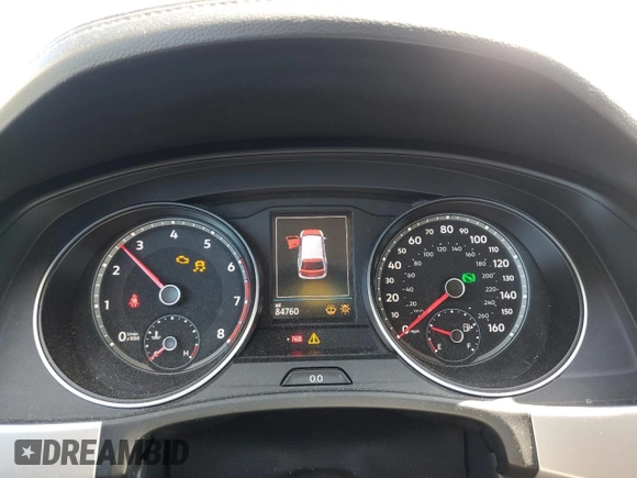 2018 Volkswagen Atlas SE with VIN 1V2PR2CA2JC526598, listed as a Copart auction lot 53878145 with 84,760 mi miles and Salvage title. Bid and sale history available at DreamBid. Image 9.