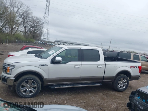 2019 Ford F-150 XL with VIN 1FTFW1E49KFC42215, listed as a IAAI auction lot 41895040 with 85,657 mi miles. Bid and sale history available at carsss.com. Image 14.