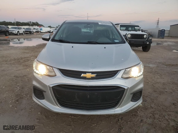2017 Chevrolet Sonic LT with VIN 1G1JD5SH7H4124837, listed as a Copart auction lot 84260334 with 117,304 mi miles and Salvage Title. Bid and sale history available at carsss.com. Image 5.