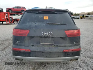 2017 Audi Q7 Premium Plus with VIN WA1LAAF76HD016853, listed as a Copart auction lot 87131584 with 0 mi miles and Salvage Title. Bid and sale history available at carsss.com. Image 6.