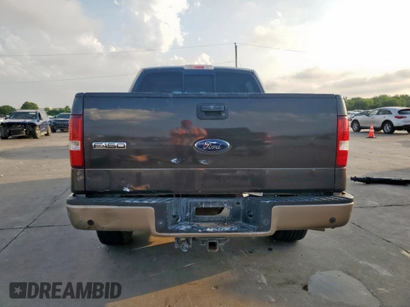 2005 Ford F-150 XLT with VIN 1FTPW12555FB18691, listed as a Copart auction lot 59282695 with 169,451 mi miles and Clean title. Bid and sale history available at DreamBid. Image 6.