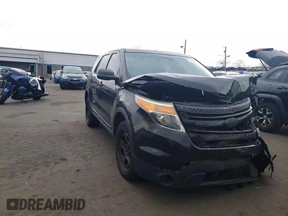 2014 Ford Utility Police Interceptor with VIN 1FM5K8AR7EGA45149, listed as a Copart auction lot 44045135 with 0 mi miles and Salvage Title. Bid and sale history available at carsss.com. Image 10.