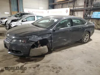 2015 Chevrolet Impala LT with VIN 2G1125S35F9224407, listed as a Copart auction lot 56647885 with 97,498 mi miles and Salvage title. Bid and sale history available at DreamBid. Image 1.