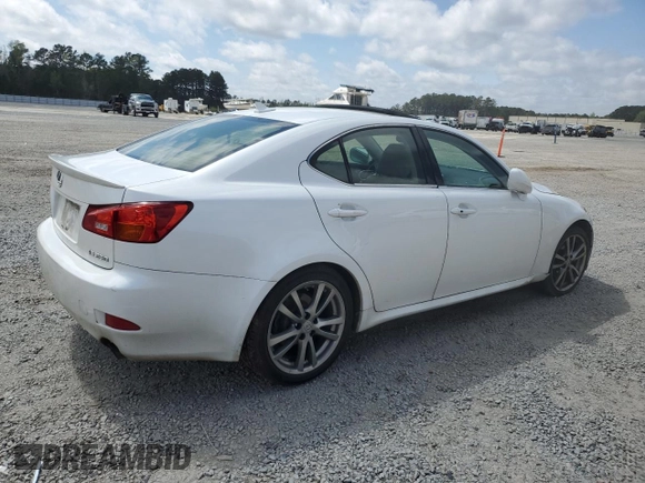 2008 Lexus IS 250 z VIN JTHBK262385066059, wystawiony jako Copart lot #51198345 z przebiegiem 269 666 mil mil oraz Szkoda całkowita • Salvage title. Historia ofert i sprzedaży dostępna na DreamBid. Obrazek 3.