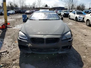 2015 BMW 6 Series 640i with VIN WBA6A0C5XFD318947, listed as a Copart auction lot 50228615 with 78,202 mi miles and Clean Title. Bid and sale history available at carsss.com. Image 5.