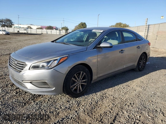 2017 Hyundai Sonata 2.4L with VIN 5NPE24AF7HH520821, listed as a Copart auction lot 43833435 with 107,450 mi miles and Salvage Title. Bid and sale history available at carsss.com. Image 1.