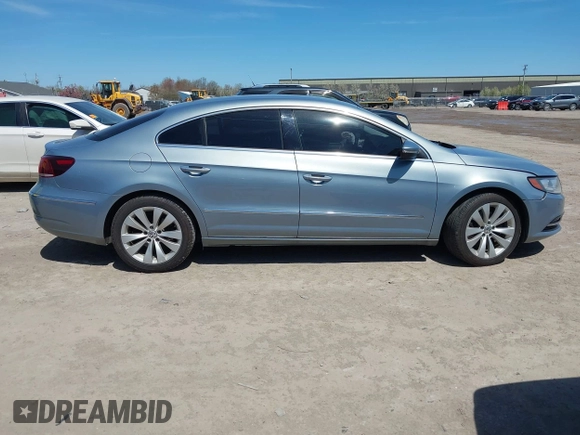 2013 Volkswagen CC Sport with VIN WVWBN7AN6DE536425, listed as a IAAI auction lot 42091513 with 180,753 mi miles. Bid and sale history available at carsss.com. Image 13.