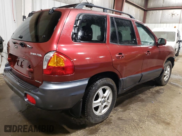 2002 Hyundai Santa Fe GLS with VIN KM8SC73D22U157172, listed as a Copart auction lot 55246335 with 198,122 mi miles and Clean Title. Bid and sale history available at carsss.com. Image 3.