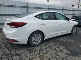 2019 Hyundai Elantra SE with VIN 5NPD74LF3KH470727, listed as a Copart auction lot 55707545 with 45,154 mi miles and Clean Title. Bid and sale history available at DreamBid. Image 3.
