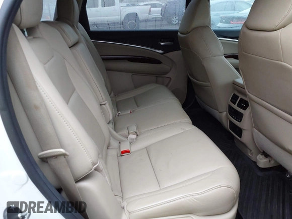 2016 Acura MDX w/Tech with VIN 5FRYD3H49GB008253, listed as a IAAI auction lot 41564115 with 127,500 mi miles. Bid and sale history available at carsss.com. Image 8.