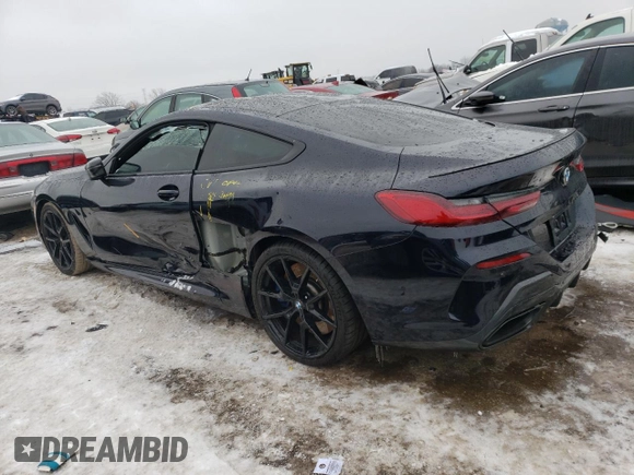 2019 BMW 8 Series M850i xDrive with VIN WBABC4C54KBU96021, listed as a Copart auction lot 82682333 with 0 mi miles. Bid and sale history available at carsss.com. Image 2.