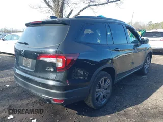 2022 Honda Pilot Sport with VIN 5FNYF6H37NB086970, listed as a IAAI auction lot 41904244 with 18,533 mi miles. Bid and sale history available at carsss.com. Image 4.