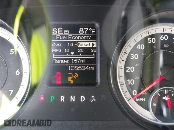 2014 Ram 1500 SLT z VIN 1C6RR6GT1ES184562, wystawiony jako IAAI lot #41583461 z przebiegiem 138 594 mil mil oraz . Historia ofert i sprzedaży dostępna na DreamBid. Obrazek 15.