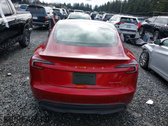 2024 Tesla Model 3 Long Range with VIN 5YJ3E1EB5RF733965, listed as a IAAI auction lot 41613919 with 11,570 mi miles and . Bid and sale history available at DreamBid. Image 16.