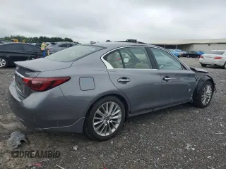 2020 Infiniti Q50 Luxe with VIN JN1EV7AP8LM208073, listed as a Copart auction lot 60069265 with 21,787 mi miles and Salvage title. Bid and sale history available at DreamBid. Image 3.