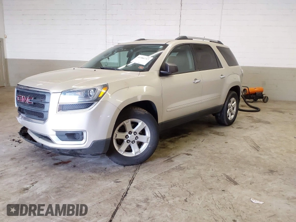 2014 GMC Acadia SLE with VIN 1GKKRPKD9EJ373583, listed as a IAAI auction lot 41586717 with 101,147 mi miles. Bid and sale history available at carsss.com. Image 2.