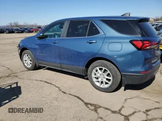 2024 Chevrolet Equinox LT with VIN 3GNAXUEG9RL138687, listed as a Copart auction lot 47058015 with 10,509 mi miles and Salvage Title. Bid and sale history available at DreamBid. Image 2.