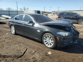 2014 BMW 5 Series 535i xDrive with VIN WBA5B3C54ED538450, listed as a Copart auction lot 48173485 with 74,056 mi miles and Salvage Title. Bid and sale history available at carsss.com. Image 4.