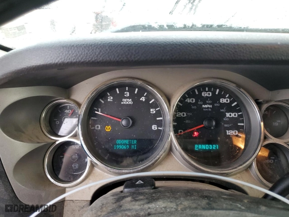 2007 Chevrolet Silverado 1500 LTZ with VIN 3GCEK13M27G513292, listed as a Copart auction lot 38206874 with 199,069 mi miles and Clean Title. Bid and sale history available at carsss.com. Image 9.
