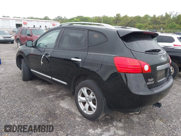 2011 Nissan Rogue SV with VIN JN8AS5MT7BW170697, listed as a IAAI auction lot 41980355 with 179,787 mi miles. Bid and sale history available at carsss.com. Image 3.