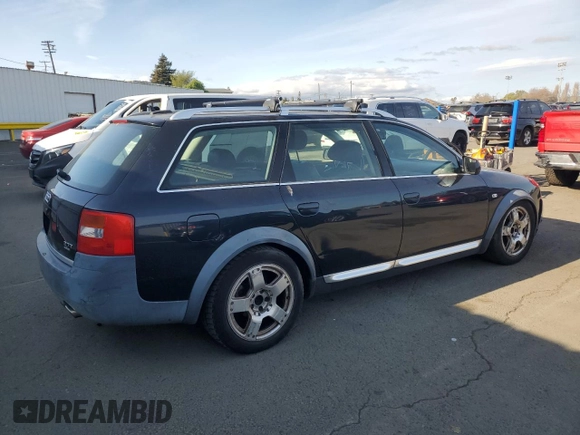 2005 Audi allroad A6 V8 with VIN WA1YD64B85N013685, listed as a Copart auction lot 48260045 with 131,410 mi miles and Clean Title. Bid and sale history available at DreamBid. Image 3.