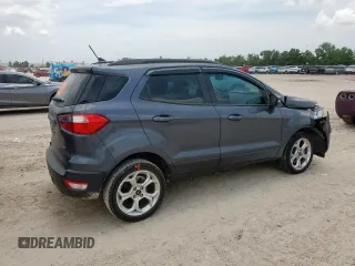 2021 Ford EcoSport SE with VIN MAJ3S2GE3MC442575, listed as a Copart auction lot 60424595 with 53,506 mi miles and Salvage title. Bid and sale history available at DreamBid. Image 3.