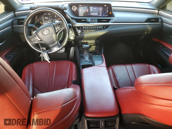 2021 Lexus ES with VIN 58AGZ1B19MU082667, listed as a Copart auction lot 80340464 with 82,447 mi miles and Salvage Title. Bid and sale history available at carsss.com. Image 8.