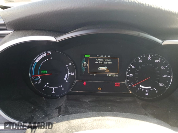 2016 Kia Optima Hybrid with VIN KNAGM4AD9G5094997, listed as a Copart auction lot 78191394 with 158,703 mi miles and Salvage Title. Bid and sale history available at carsss.com. Image 9.