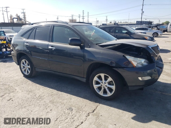 2009 Lexus RX 350 with VIN 2T2GK31U09C081687, listed as a Copart auction lot 45709395 with 197,138 mi miles and Salvage Title. Bid and sale history available at DreamBid. Image 4.